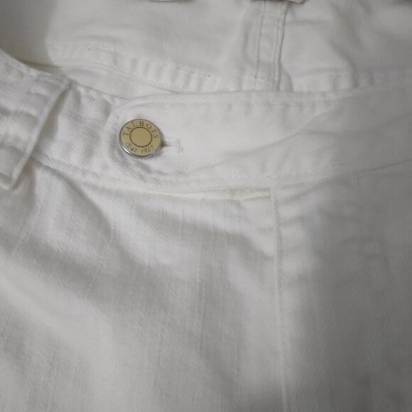 Talbots | Stretch Capri 5 Pocket Jean Pants White | Size 12P - Picture 4 of 7